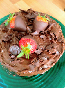 Chocolate fudge cake bag