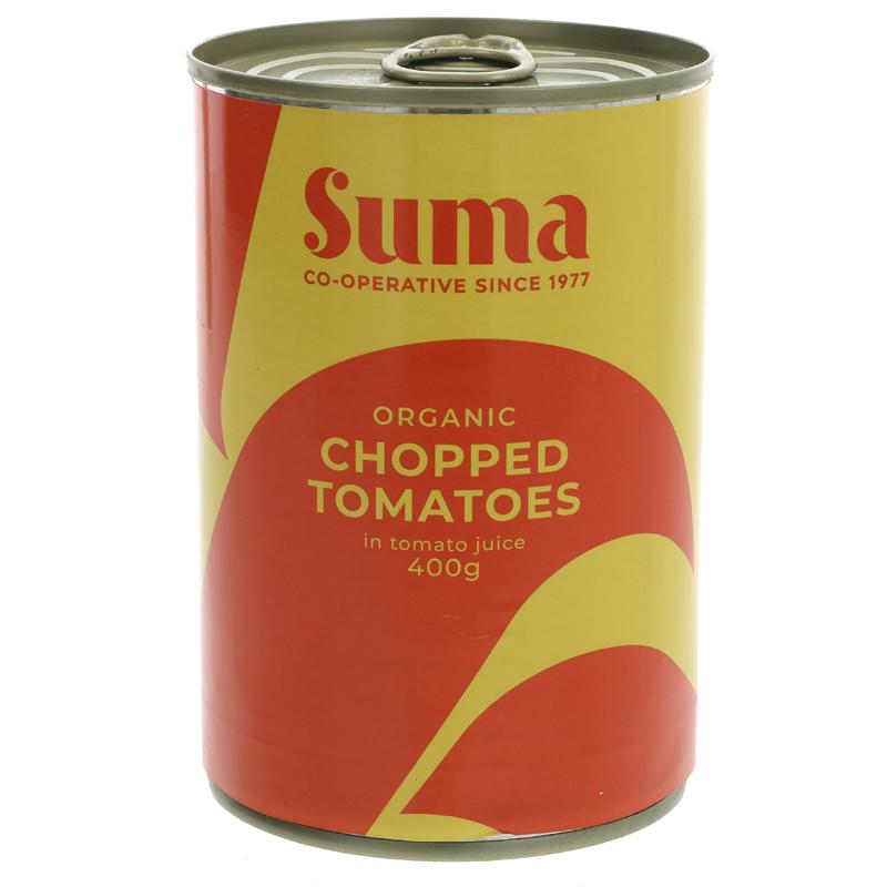Tomatoes - chopped organic tinned