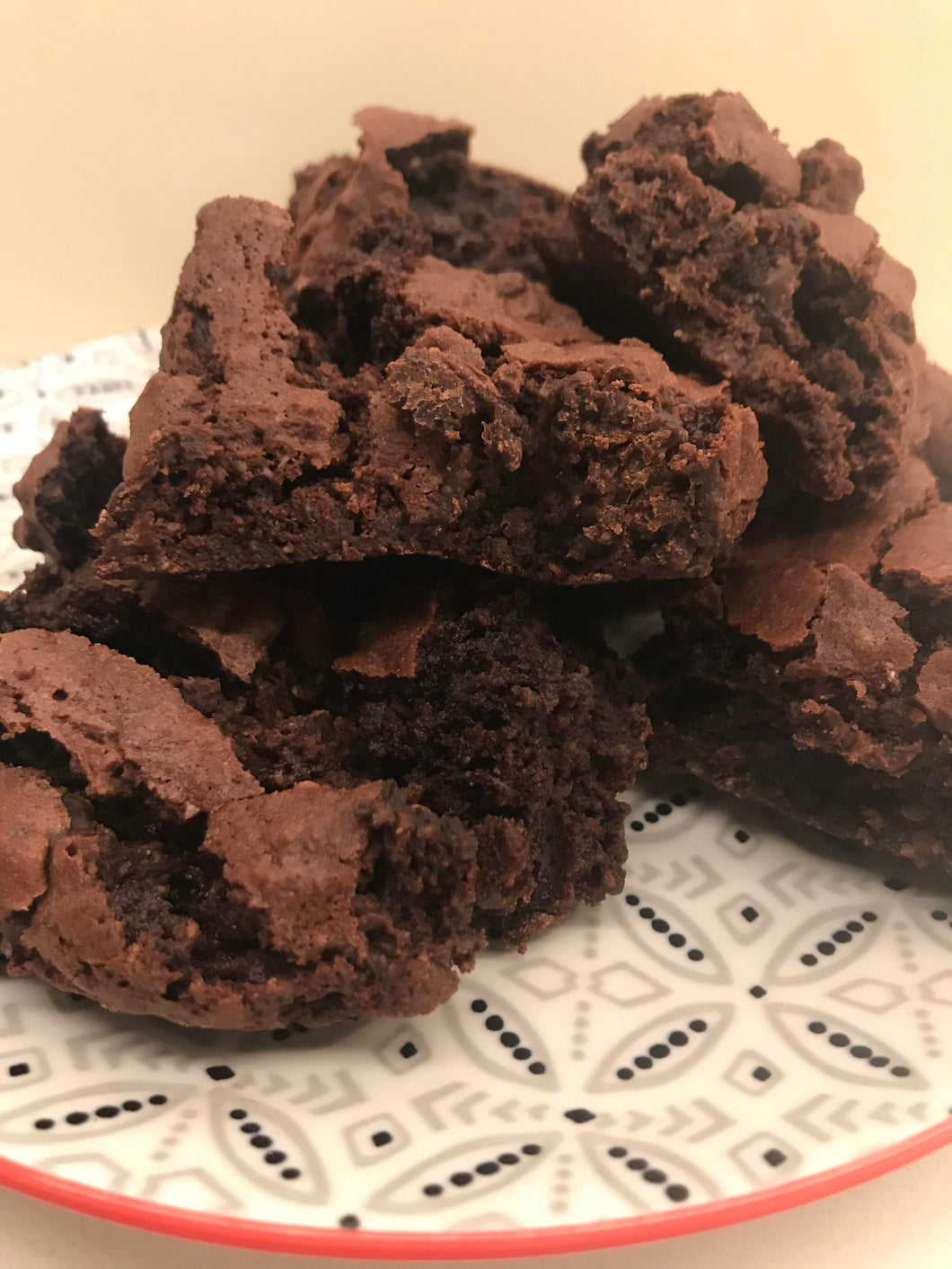 Chocolate brownie cake bag - vegan
