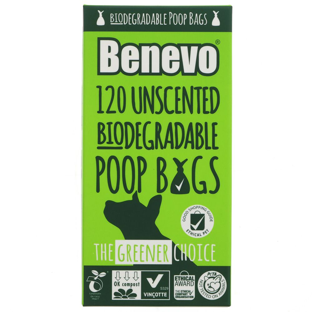 Biodegradable Dog Poo Bags - 120 bags